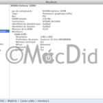 Carte mère MacBook Blanc Unibody A1342 2.4 Ghz + 2 GO RAM 820-2877-A Carte mère MacBook Blanc Unibody A1342 2.4 Ghz + 2 GO RAM 820-2877-A