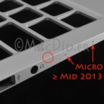 Top case MacBook Air 11" 2013 à 2015 sans clavier ni Trackpad 069-9392-18